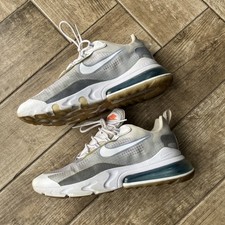 Nike Air Max 270 React SE Men's Pure Platinum White Indigo Fog CT1265-100 Uk 9.5