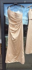 Kelsey Rose Champagne Gold Bridesmaid Dress size 8 UK