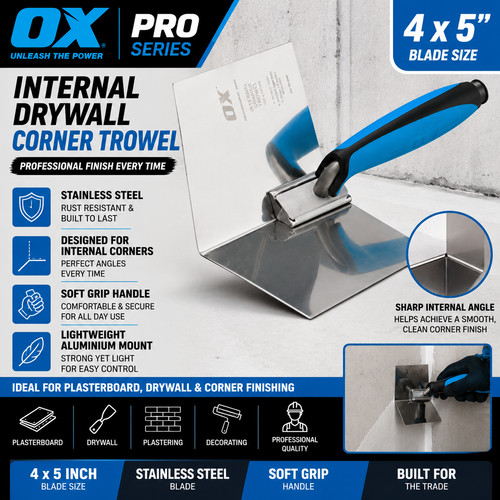 Pro internal drywall corner - ox,