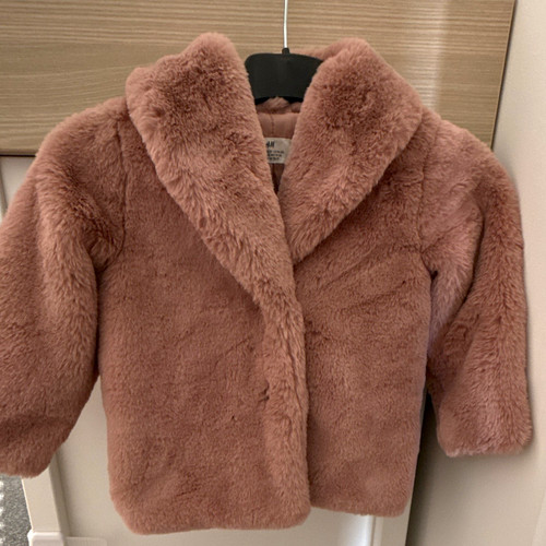 Girls pink faux - girls,