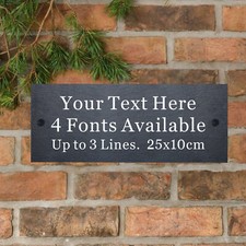Personalised plaque natural - plaque,