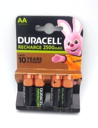 Duracell rechargeable 2500mah - duracell,