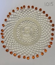 Hand Made Crochet Beaded Jug