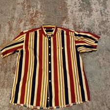 Melka SPORTS Stripped Short Sleeve Shirt XL