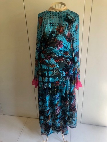 Preen designer long pattened