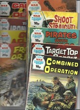9 WAR PICTURE LIBRARY COMICS 1336,1750,54,63,71,1814,59,64,68.