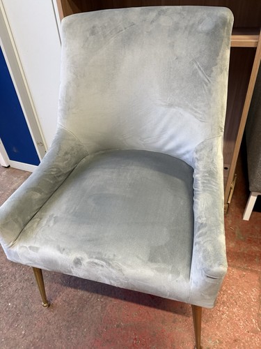 Grey velvet dining - grey, chairs