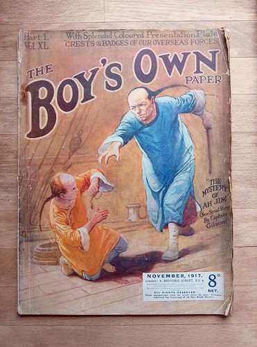 Boy own paper magazine - paper, 1917