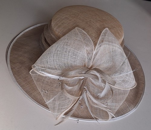 Mirela sinamay double brim - mirela,