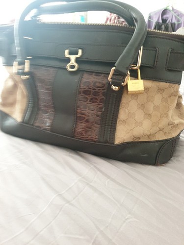 Gucci tone vintage leather - vintage,
