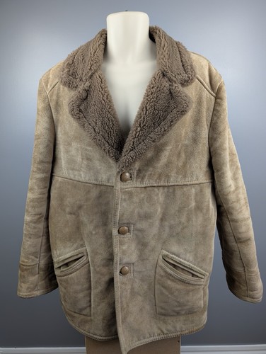 Mens sheepskin coat size - coat, l