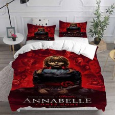 Scary Annabelle Quilt Cover