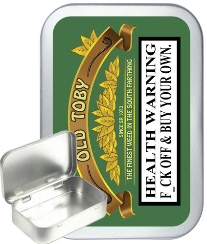 Old toby warning - toby, 1oz