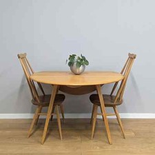 Vintage Ercol Windsor Model 384 Oval Dining Table