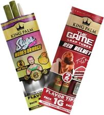 King Palm | 4 Honey Orange & Red Velvet Mini Rolls | Leaf Flavoured Pre Rolls |
