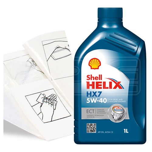 Engine oil top - oil, shell