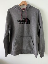 Women’s North Face Grey Fleece Hoodie. Size Large