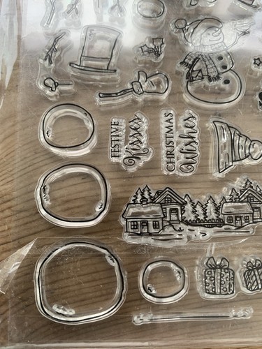 Christmas new clear stamp set
