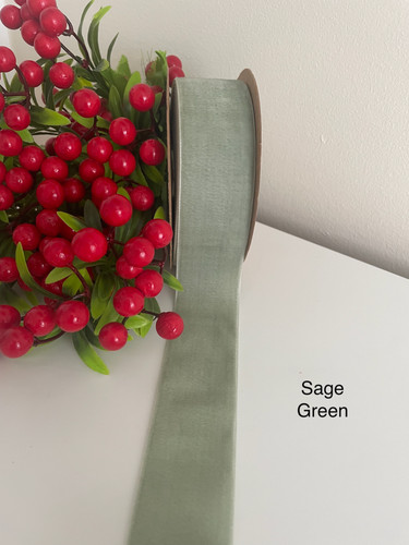 Velvet ribbon assorted - in,