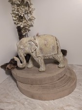 Large Resin Standing Elephant