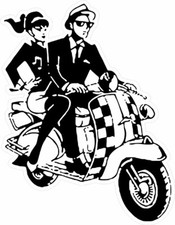 Ska scooter shaped vinyl - ska,