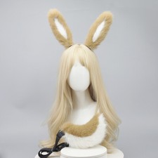 Furry bunny ears headband - bunny,