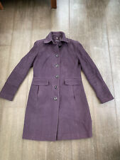 Calvin Klein Purple ladies Coat Wool Cashmere Size 4 