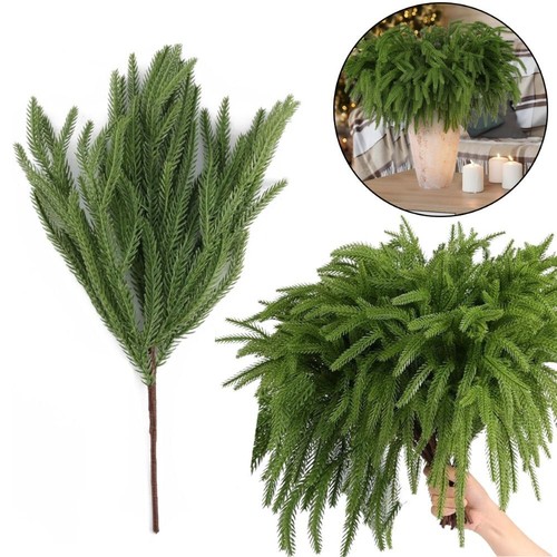 Green artificial norfolk pine - green,