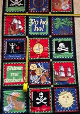 Pirate Fabric Panel Pirates