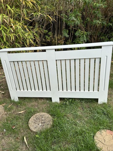 White mdf radiator cover - white,