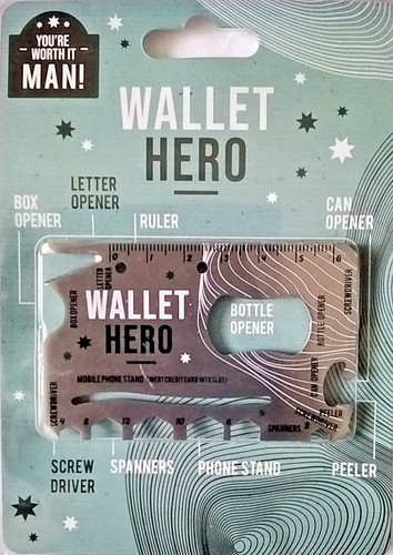 Multi tool wallet metal - tool,