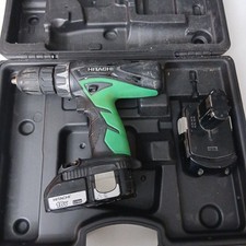 Hitachi Cordless Impact Driver Drill 18v + 2 Batteries And Box