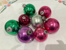 EIGHT LARGE VINTAGE CHRISTMAS