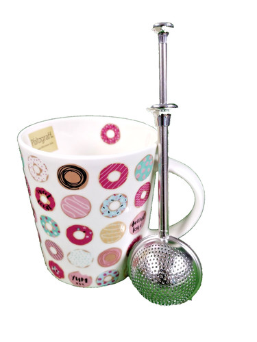 Pfaltzgraff 16oz donut - 16oz, pattern