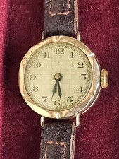 Solid Gold Watch 9ct Antique