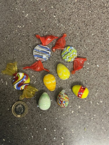 Mini murano glass eggs - murano,