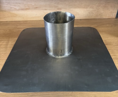 Lead roof vent slate - roof, soil