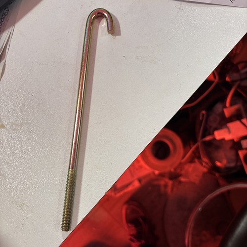 160mm hook j bolts - m8,