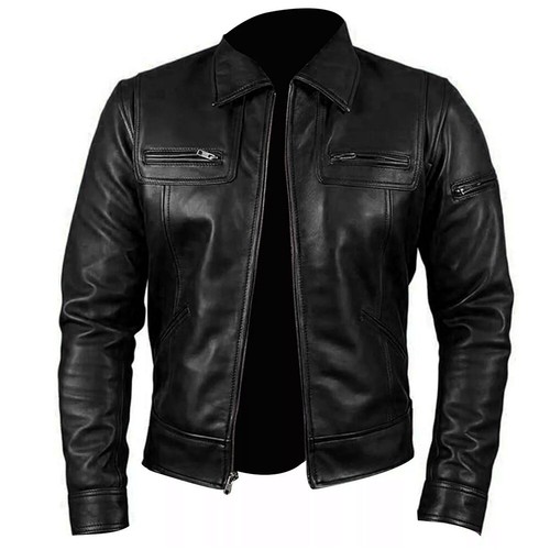 Men black vintage cafe - black,