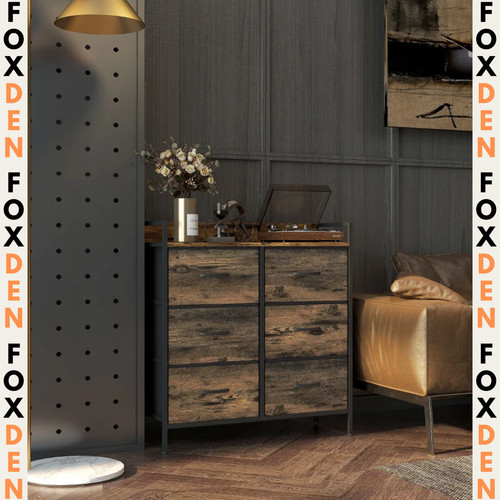 Rustic large chest drawers - large,