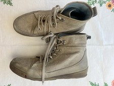 Wolky Beige Lace Up Boots Size 41 UK 7 Comfort Walking Style