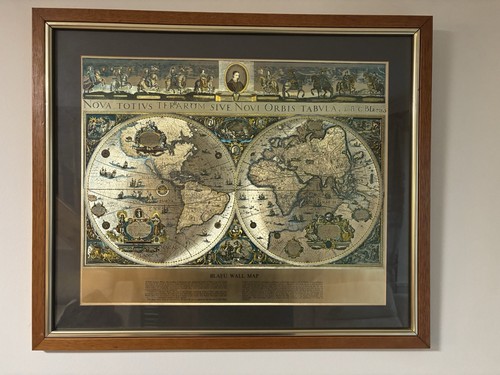Antique world map blaeu - antique,