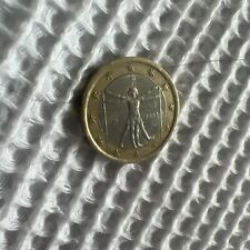 rare 1 euro 2002 coin Leonardo Da Vinci
