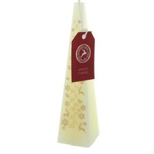 Advent Pyramid Christmas Candle-  Red or Cream - Count Down to Christmas