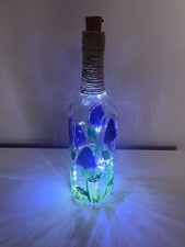 HAND PAINTED BOTTLE LIGHT WITH