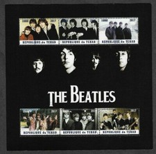 The Beatles-special stamps sheet fine used cto-Tchad-2017