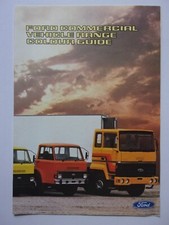 FORD TRANSIT A D SERIES TRANSCONTINENTAL orig 1978 UK Mkt Colour Guide Brochure