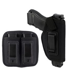 Tactical IWB Universal Gun Holster Concealed Carry Pistol with Single Mag Pouch