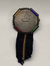 Birmingham Grammar School Silver & Enamel Badge 1936 Hallmarked And Heavy 37gram