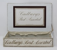 Vintage Cadbury’s Best Assorted Chocolate Advertising Display Show Box